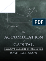 The Accumulation of Capital