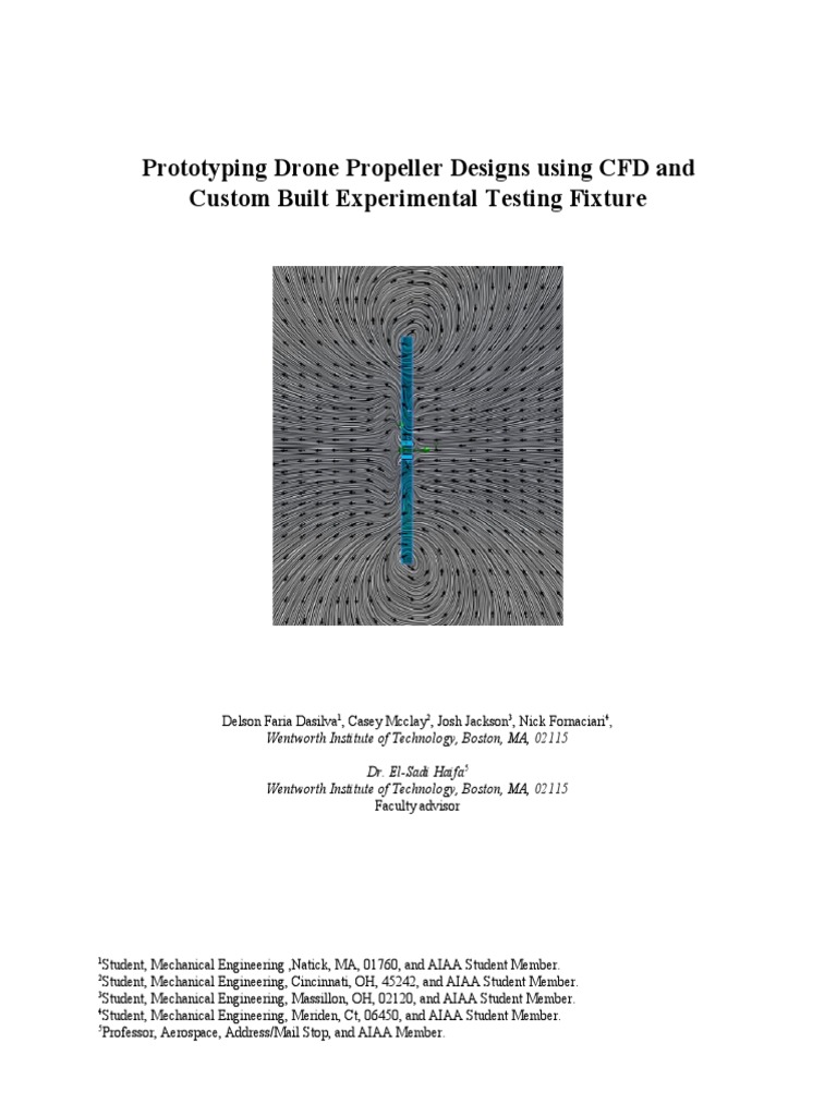 CFD of Drone Propeller | PDF | Propeller | Computational Fluid Dynamics