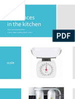 Appliances in The Kitchen: Taken and Adapted From: Career Paths Cooking, Book 1 Unit 7