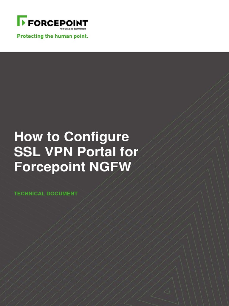 Configure Forcepoint SSL VPN Portal | PDF | Transport Layer Security ...