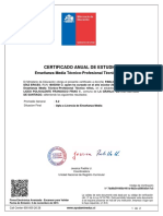 Certificado de Estudios PDF