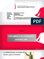 Semana 01-Conocimiento de La Realidad y Antropologia