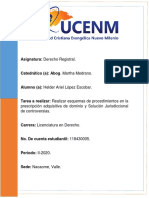 Esquema de Prescripcion y Procedimiento para La Resolucion Jurisdiccional de Controversias PDF