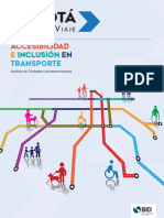 Accesibilidad e Inclusión en Transporte Análisis en Ciudades Latinoamericanas