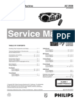Philips AZ 2558 Service Manual