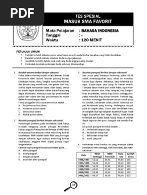 Contoh Soal Psikotes Masuk Sma Jurusan Ipa Kumpulan Materi Pelajaran Dan Contoh Soal 5