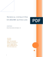 TECHNICAL PROPOSAL For 0 5-4X1300 Automaitc Slitting Line PDF