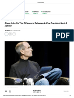 Steve Jobs On The Difference Between A Vice President and A Janitor - Business Insider PDF