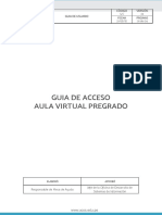 UCSS Guia de Acceso Al Aula Virtual Pregrado PDF