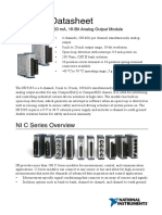NI 9265 Datasheet: NI C Series Overview