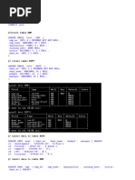 Create Database Test