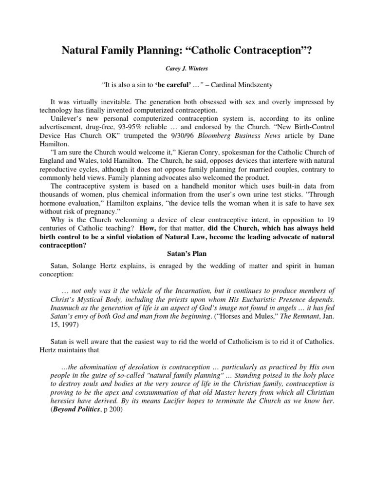 Thesis contraceptives picture