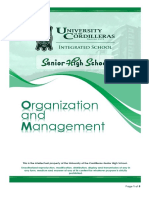 MODULE 4 - Org Man: Organization and Management Grade Level/Section: Subject Teacher