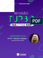RT31 - Processo Civil - Profª. Tatiane Kipper