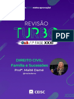 RT31 - Direito Civil - Família e Sucessões - Prof . Maitê Damé