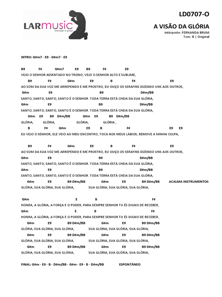 Letra da Música 