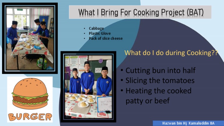 Cooking Project Supplies and Steps | PDF