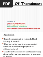 Basics of Transducers