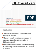 Basics of Transducers
