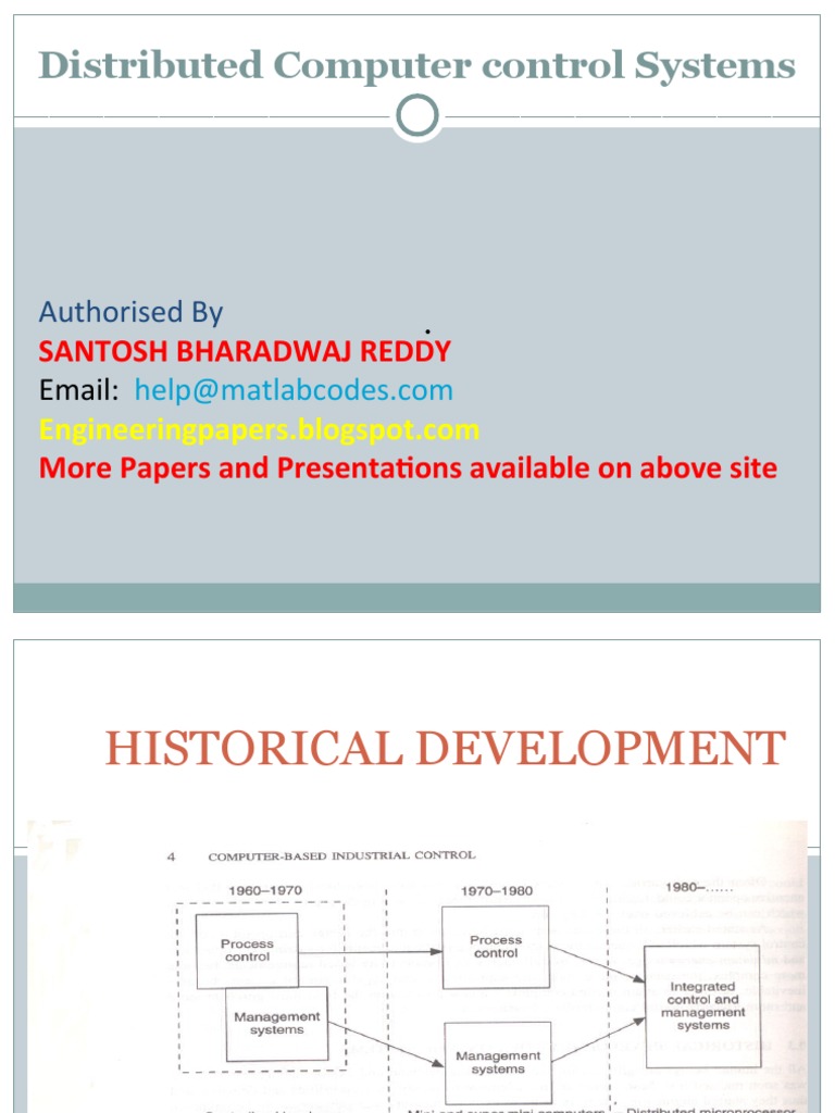 Distributed Computer Control Systems: Authorised by | PDF | Information ...