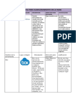 Cuadro Comparativo Almacenamiento en La Nube