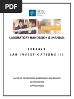 BEE Handbook Lab Investigations III SEP-DEC 2020