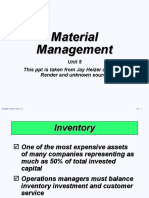 Unit 5 Material Management