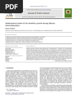 Akolkar2013 Mathematical Model of The Dendritic Growth During Lithium Electrodeposition