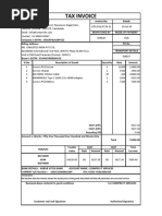 Invoice - CITS 016