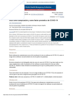 Ictus Como Complicación y Como Factor Pronóstico de COVID-19 Español