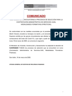 Comunicado Suspension Por Covid199 PDF