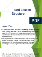 Standard Lesson Structure