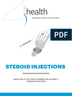 Steroid Injections: Read This If You Are Planning On Having A Steroid Injection