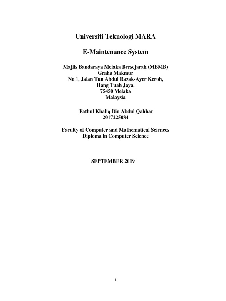 Report Project Li Full Correction Pdf System Operating System