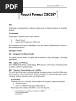 Report Format