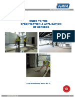 Guide To The Specification & Application of Screeds: The Resin Flooring Association