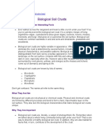 Biological Soil Crusts and Mycorrhizal Fungi Explained