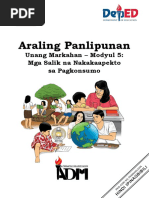 Ap9 Q1 M5 Mgasaliknanakakaapektosapagkonsumo Final07242020 Pdf