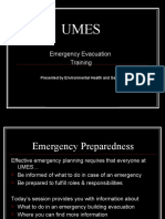 UMES Emergency Evacuation Training