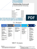 Group 2 - Infosys Relationship Scorecard