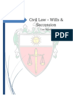 Wills & Succession - CASE DIGEST PDF