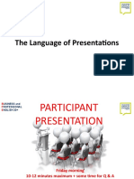 The Language of Presentations 2020