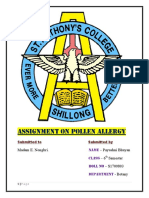 Assignment On Pollen Allergy Assignment On Pollen Allergy Assignment On Pollen Allergy