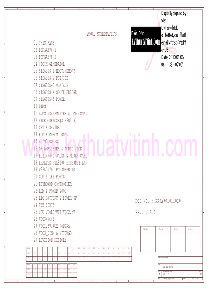 01 Schematics Information And Communications Technology Electronics