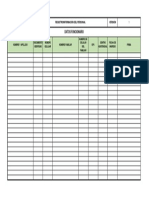 Planilla Informacion Personal PDF