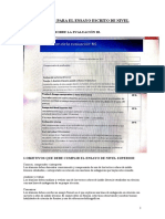 Instrucciones para El Ensayo Escrito de Nivel Superior PDF