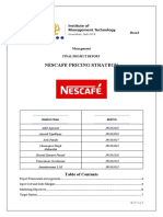 Nescafe Pricing Strategy: Strategic Brand