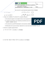 1º teste sumativo 2º trimestre