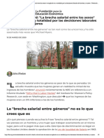 Estudio de Harvard: "La Brecha Salarial Entre Los Sexos" Es Explicada en Su Totalidad Por Las Decisiones Laborales de Hombres y Mujeres