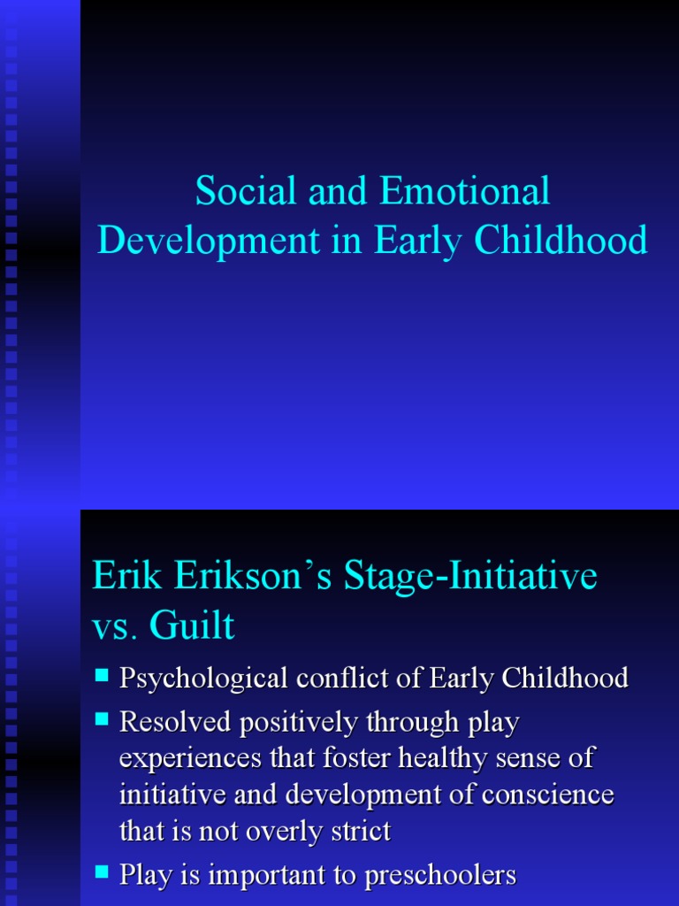 Social and Emotional Development in Early Childhood0001 | PDF | Guilt ...